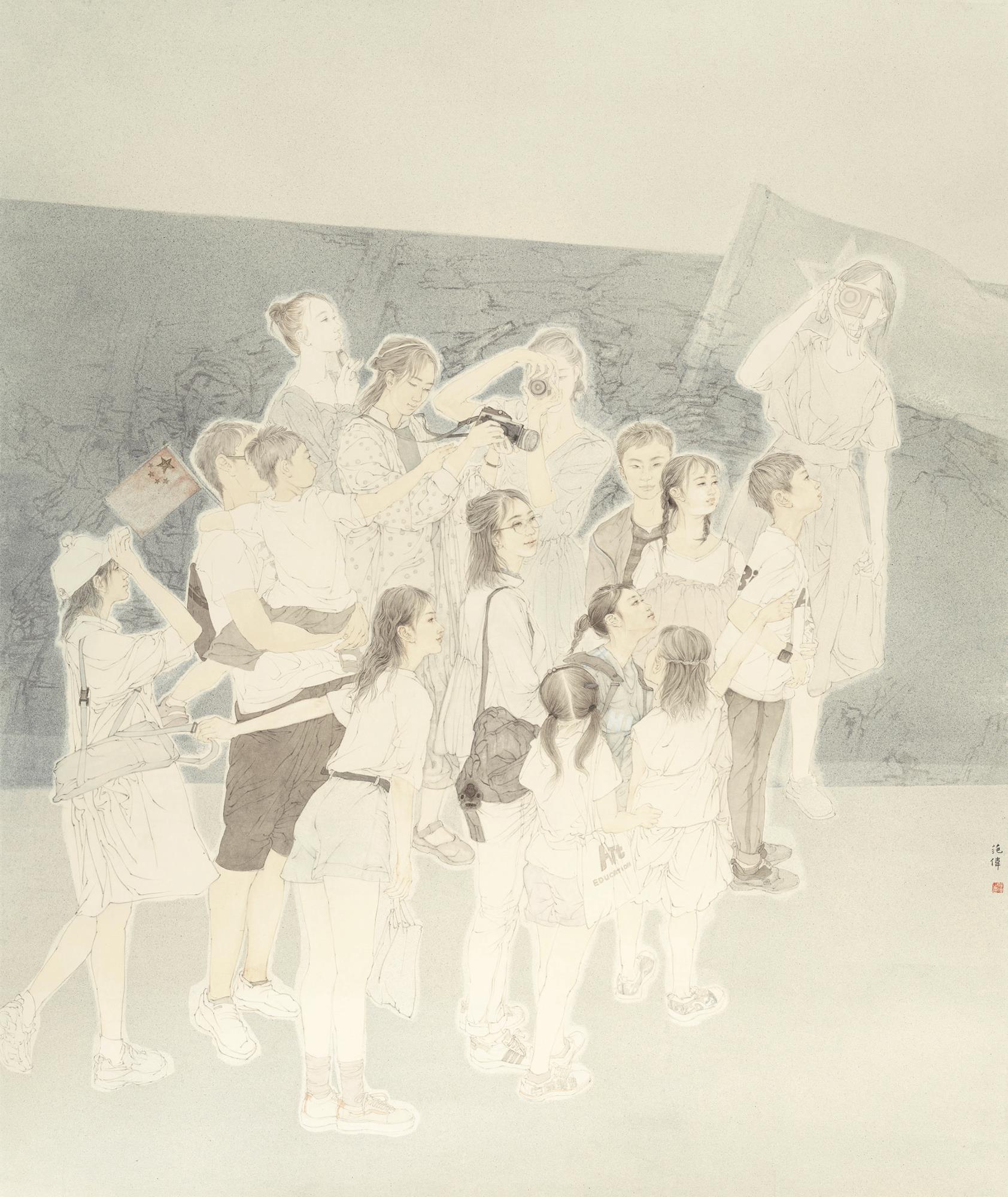 范偉 十月 240cm×200cm 中國畫.jpg